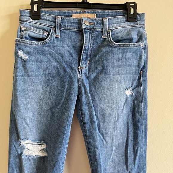 Joe’s Jeans Daria High Rise Crop Ankle Jeans Distressed‎ Womens Size 27 B… - Picture 3 of 10